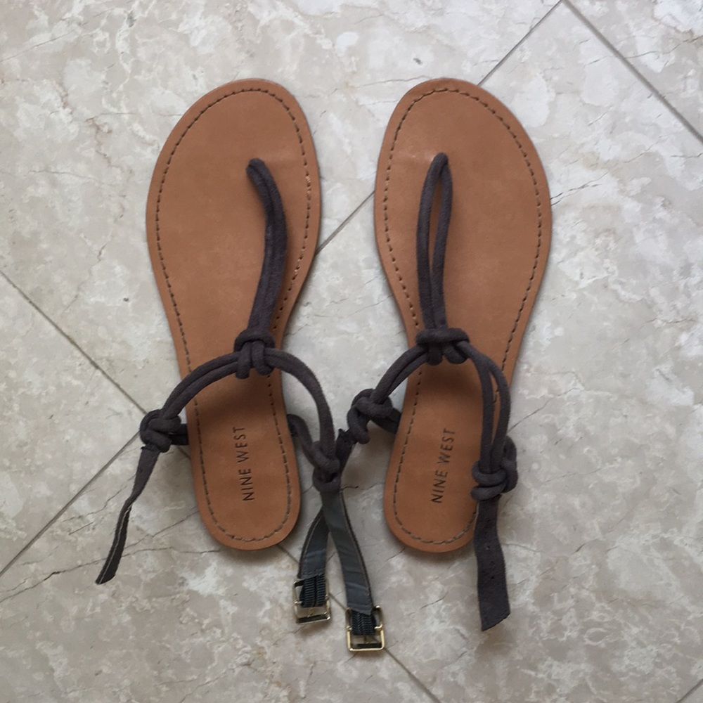NINE WEST LEATHER SANDALS